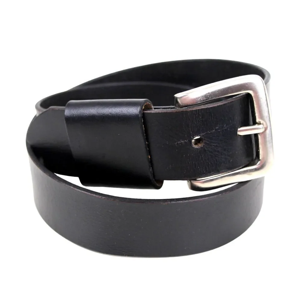 SADDLE BLACK GENUINE LEATHER 1.5